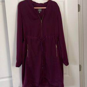 Burgendy dress size 16